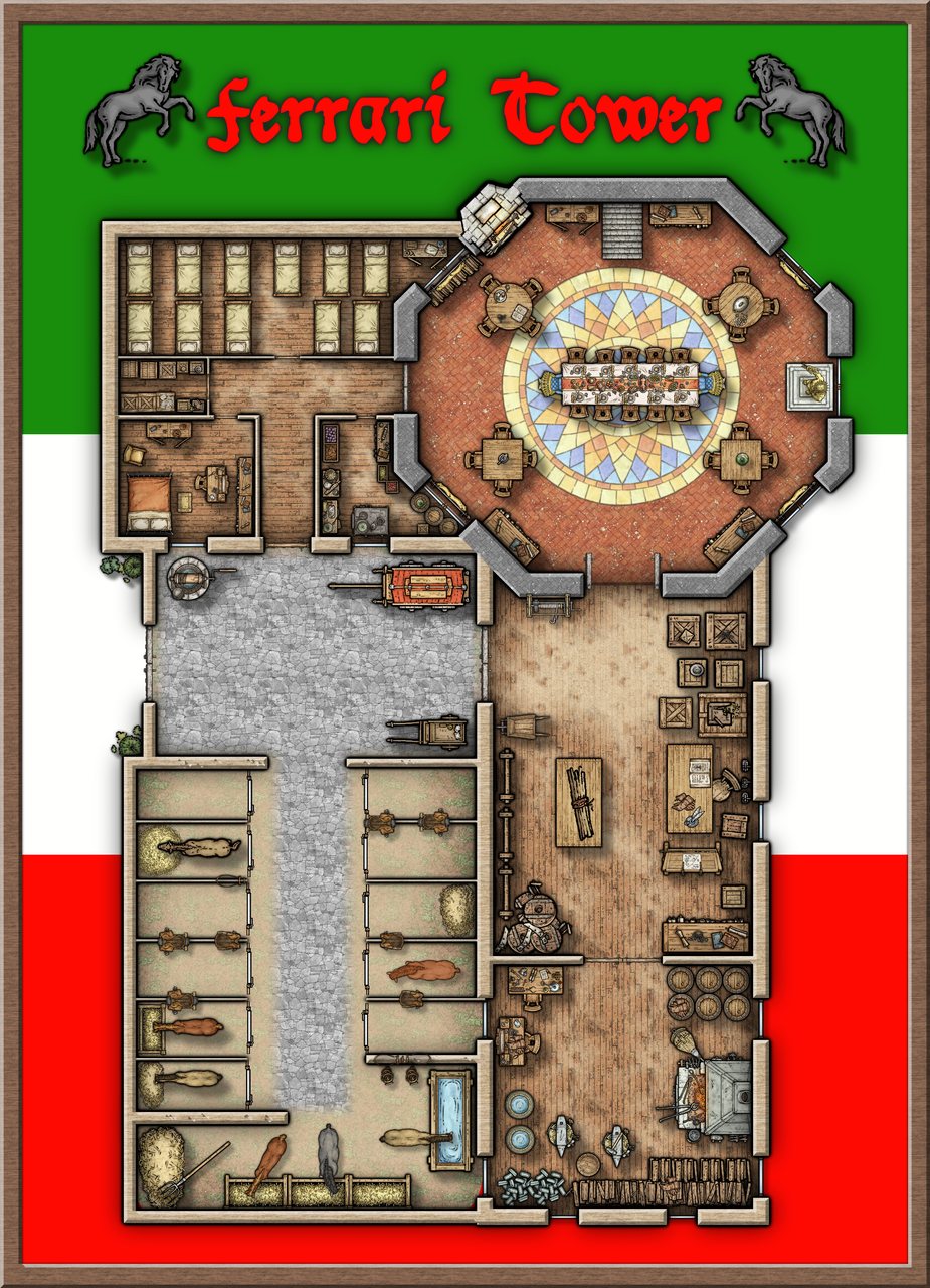 Nibirum Map: ferrari tower by Ricko Hasche